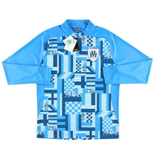 2024-25 Marseille Puma Pre-Match 1/4 Zip Training Top *BNIB* M