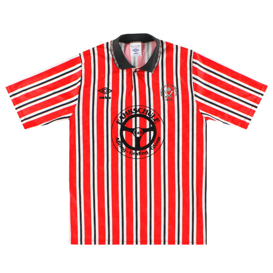1990-92 Sheffield United Umbro Home Shirt #11 M