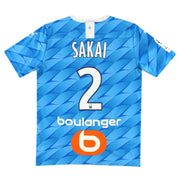 Camiseta de visitante Puma Olympique Marseille 2019-20 Issue para jugador Sakai #2 S