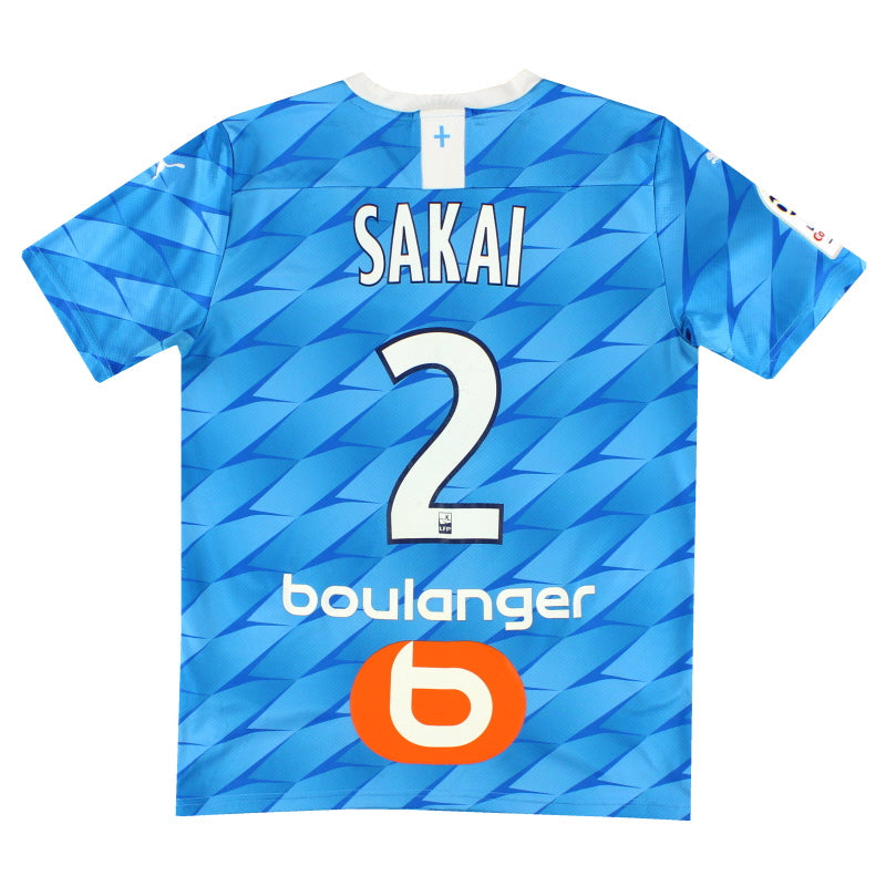 Camiseta de visitante Puma Olympique Marseille 2019-20 Issue para jugador Sakai #2 S