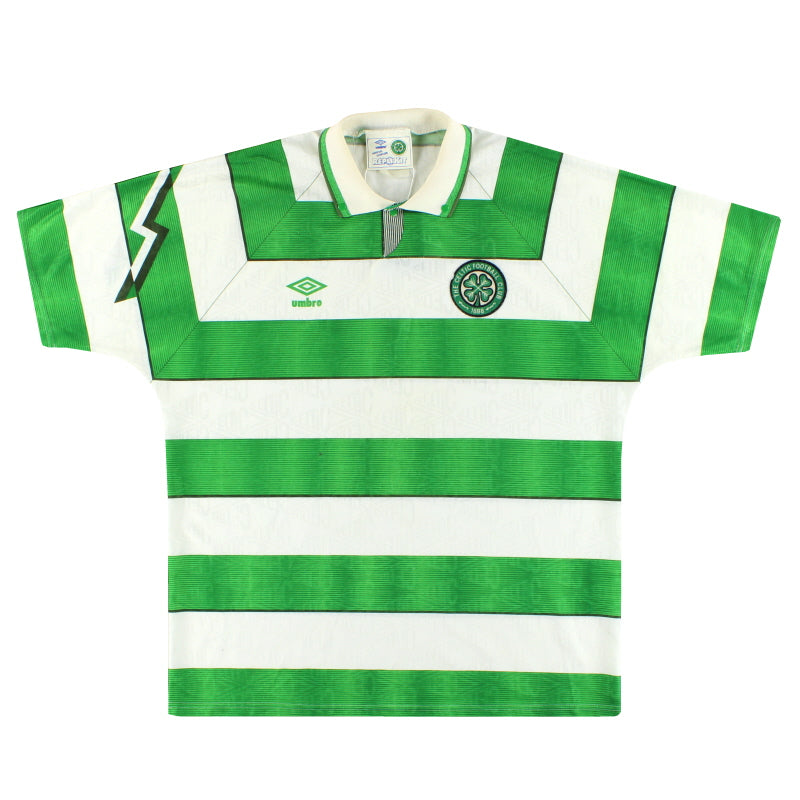 Camiseta de Local Umbro del Celtic 1991-92 Talla XL