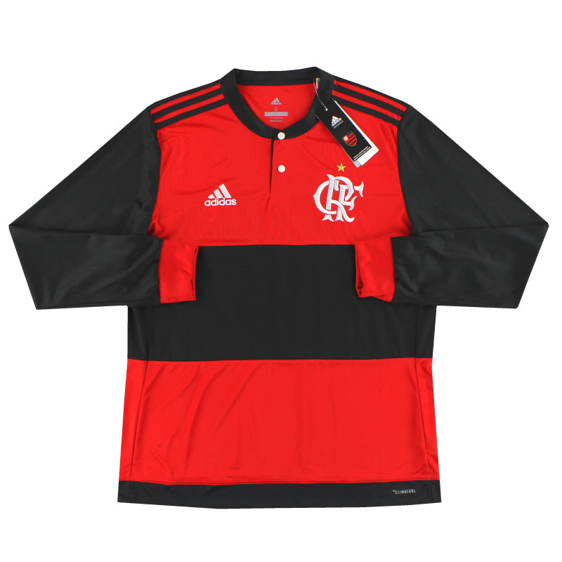 2017 Flamengo adidas Camiseta Titular #86 Manga Larga *con etiquetas* Talla L