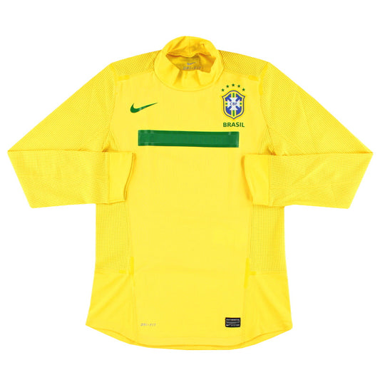2011 Brazil Nike Player Issue Home Shirt L/S *As New* L
