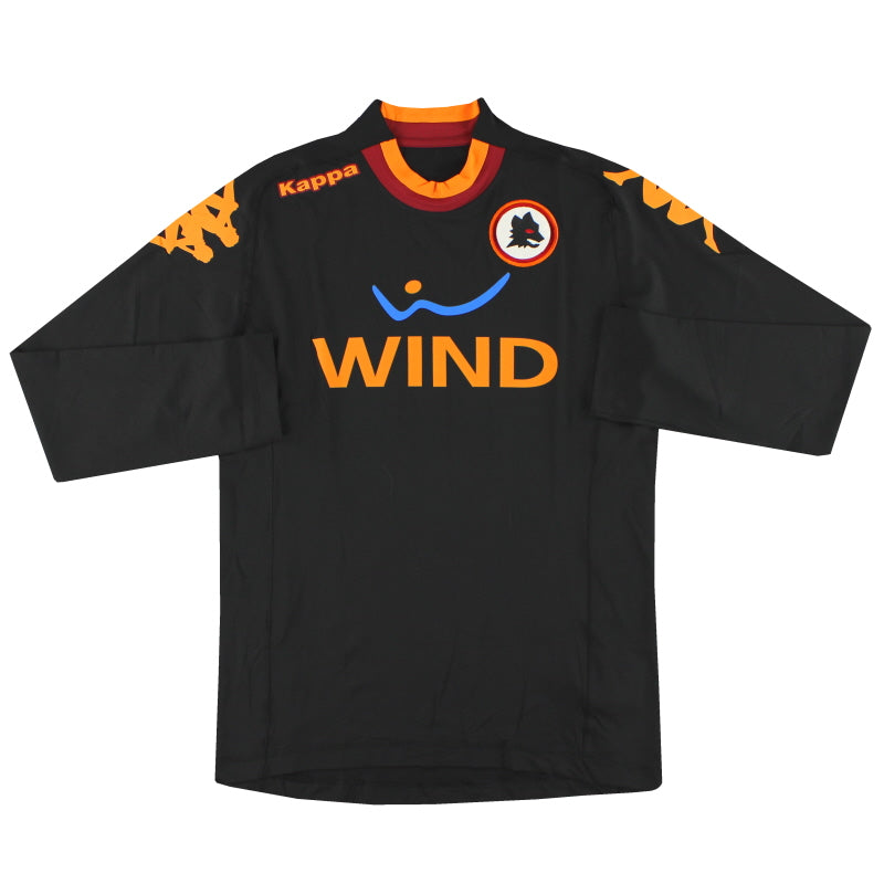 Camiseta de jugador Kappa de la Roma 2012-13, tercera equipación, manga larga, *Impecable*, talla XL