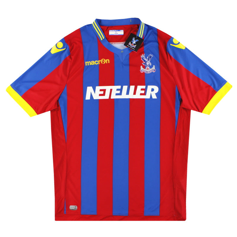 2014-15 Crystal Palace Macron Home Shirt *w/tags* XXL - Classic Football Kit