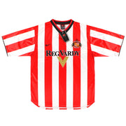 2000-02 Sunderland Nike Camiseta Local *con etiquetas* L