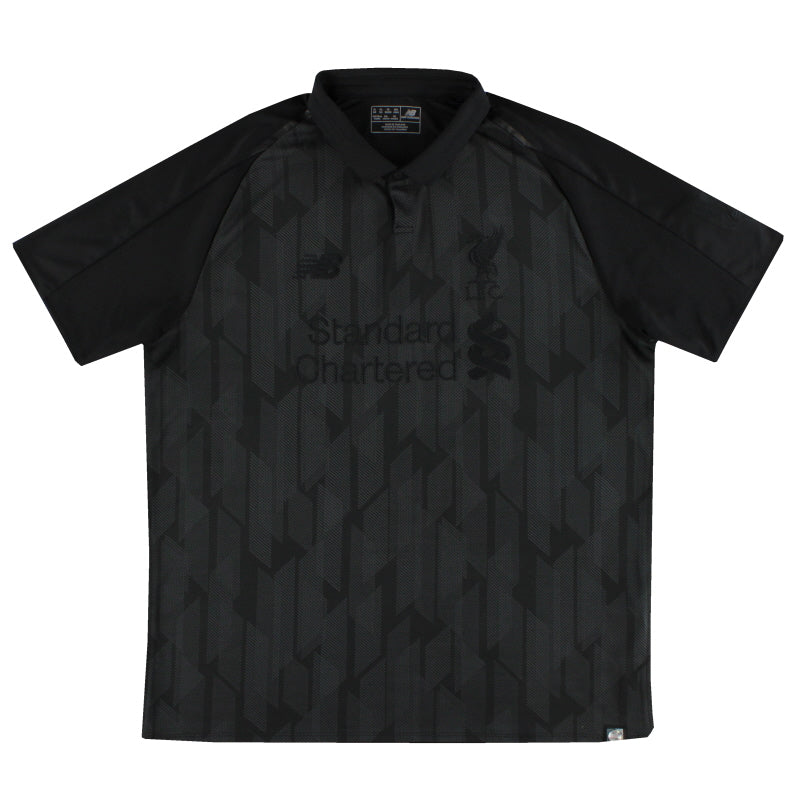 2018-19 Liverpool New Balance Limited Edition Blackout Shirt *Mint* L