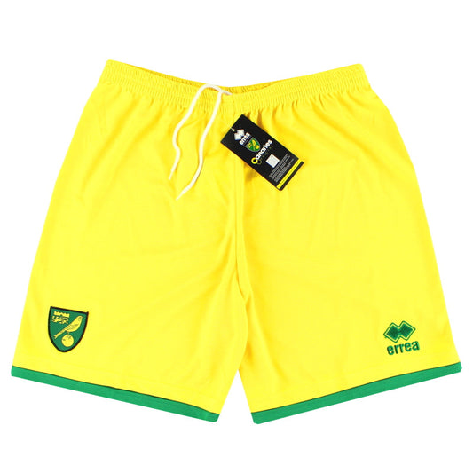 2015-16 Norwich City Errea Home Shorts *w/tags* L