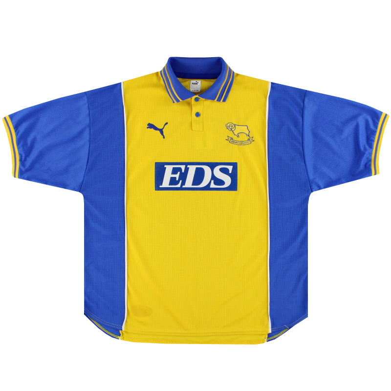 1999-00 Derby County Puma Camiseta de visitante XL