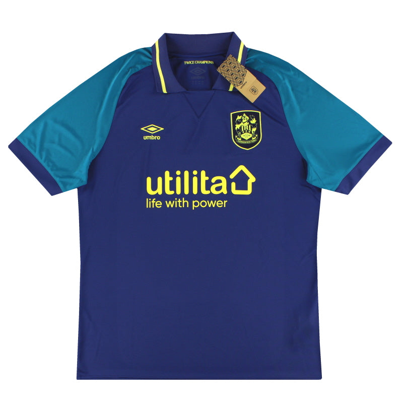 Camiseta de visitante Umbro Huddersfield 2024-25 *Nueva con etiquetas* XXL