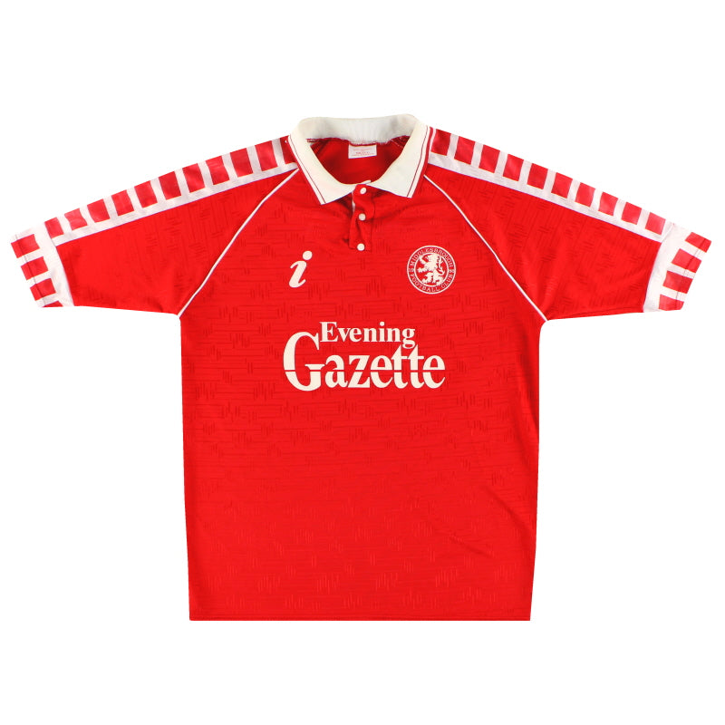 Camiseta de local del Middlesbrough 1990-92 M