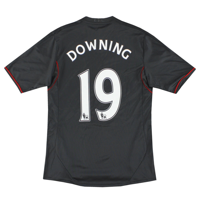 Camiseta de visitante del Liverpool adidas 2011-12 Downing #19 Talla S