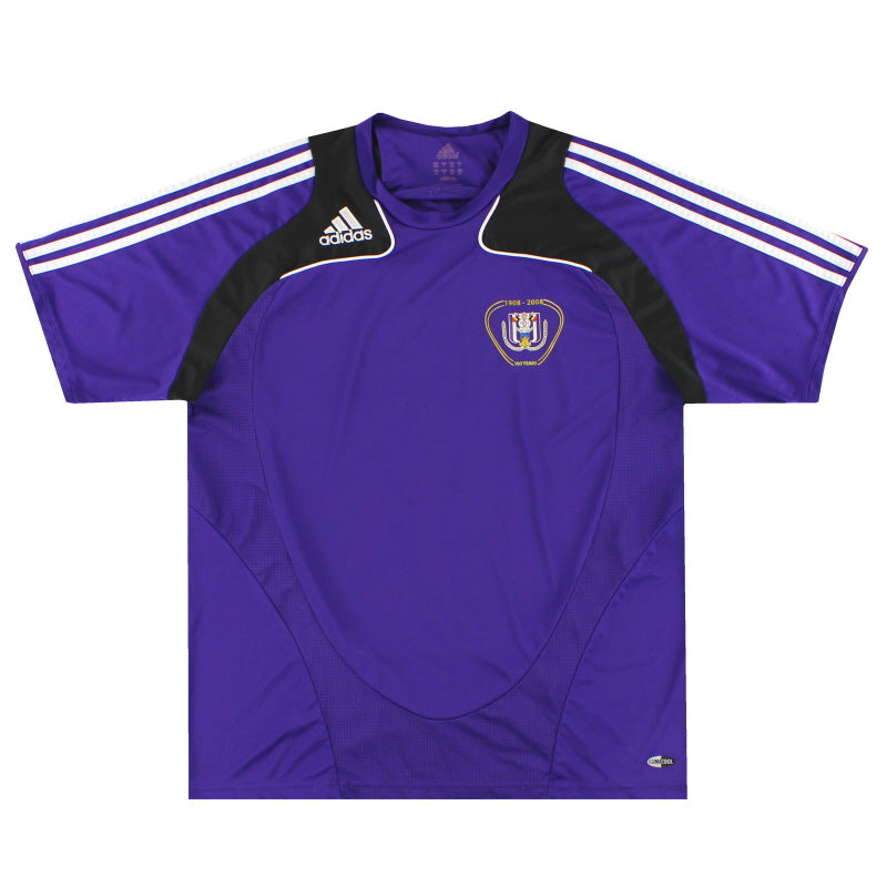 Camiseta de entrenamiento adidas Centenario del Anderlecht 2008-09 L