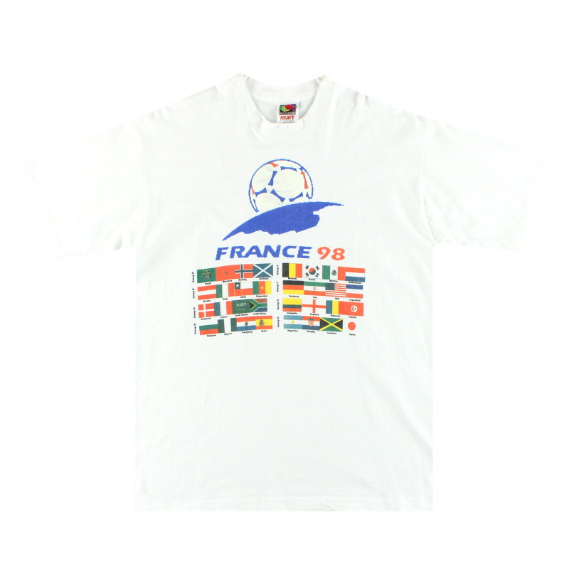 Camiseta Gráfica Copa del Mundo Francia 1998 L