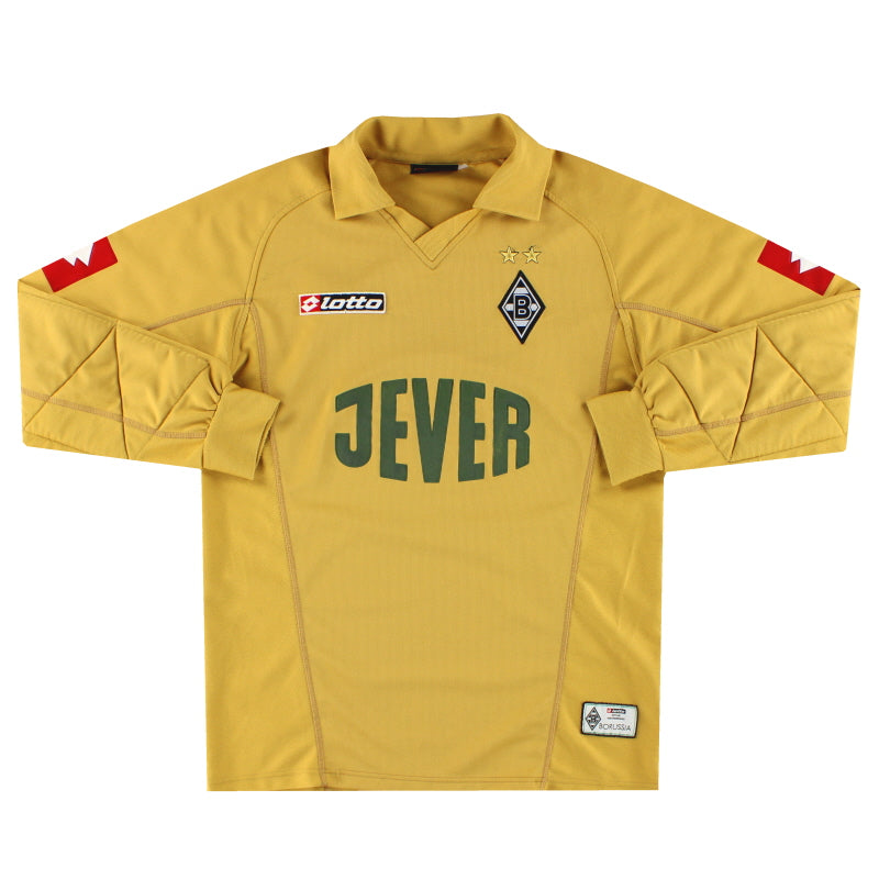 2004-05 Borussia Monchengladbach Lotto Camiseta de Portero 'Firmada' S