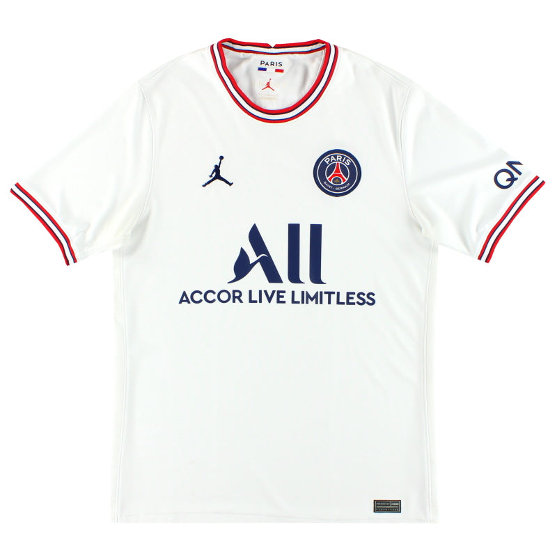 Camiseta de la cuarta equipación Paris Saint-Germain Nike x Air Jordan 2021-22 L