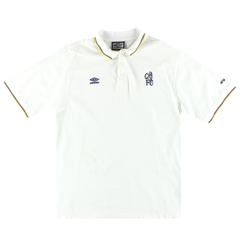 1999-01 Camiseta Polo Umbro Chelsea XL