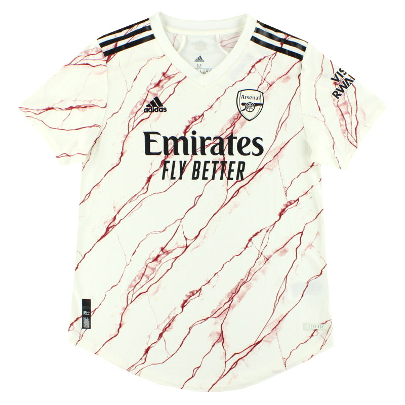 Camiseta auténtica de visitante de la marca adidas para mujer del Arsenal 2020-21 M