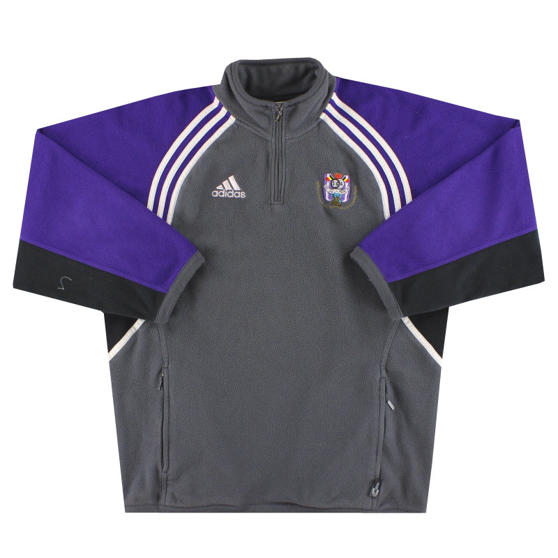 2001-02 Anderlecht adidas Sudadera Polar con Cremallera 1/2 S