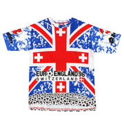 1996 Suiza Lotería EURO 96 Camiseta Gráfica XL