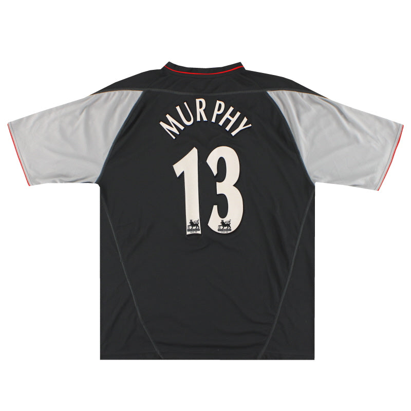 2002-04 Liverpool Camiseta de Visitante Reebok Murphy #13 L