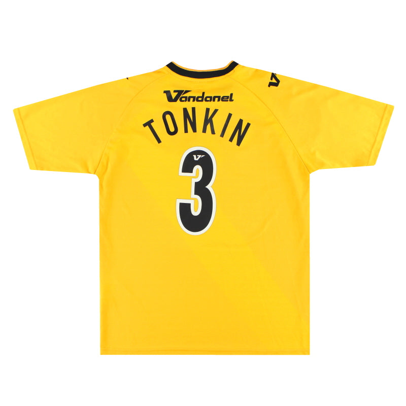 2009-10 Cambridge United Vandanel Camiseta Local Tonkin #3 L