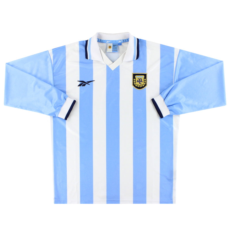 Camiseta Argentina Reebok Local Manga Larga 1999-00