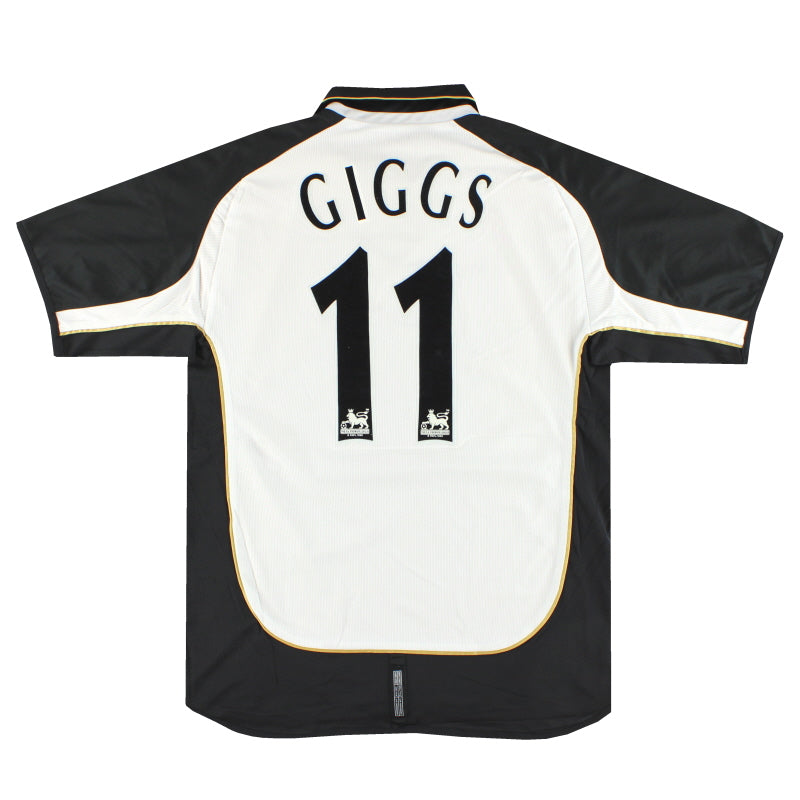 Camiseta Reversible Visitante Umbro Centenario Manchester United 2001-02 Giggs #11 L