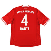 2013-14 Bayern Múnich camiseta local adidas Dante #4 XL