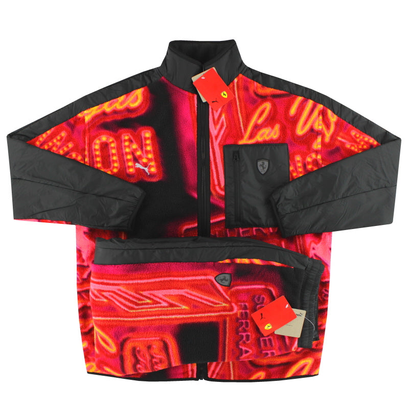 Chaqueta polar Puma Scuderia Ferrari Race Neon Energy para hombre *con etiquetas* M