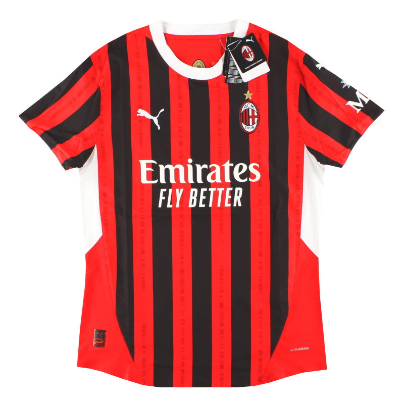 Camiseta de local auténtica Puma AC Milan 2024-25 *con etiquetas* XL