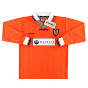 1997-99 Blackpool Lotto Camiseta Local de Jugador Manga Larga *NUEVA CON ETIQUETAS* M