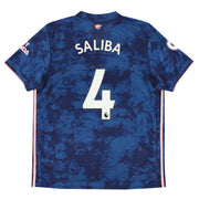 Camiseta del Arsenal adidas Tercera Equipación 2020-21 Saliba #4 XL