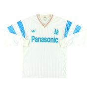 Camiseta local adidas Olympique de Marsella manga larga 1990-91 L