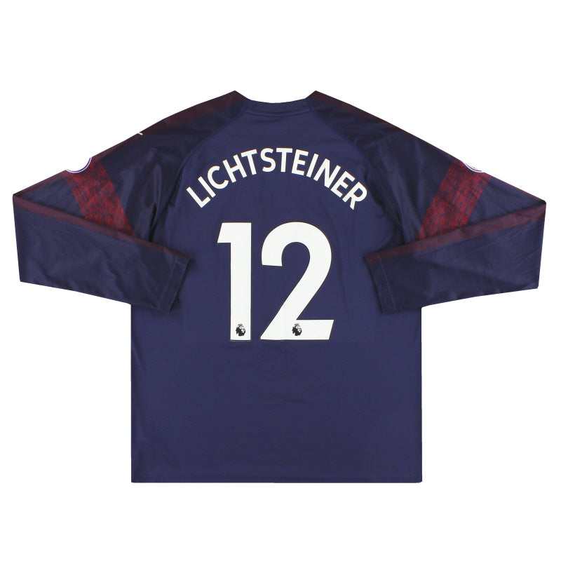 2018-19 Arsenal Puma Camiseta de visitante Lichtsteiner #12 Manga larga XL