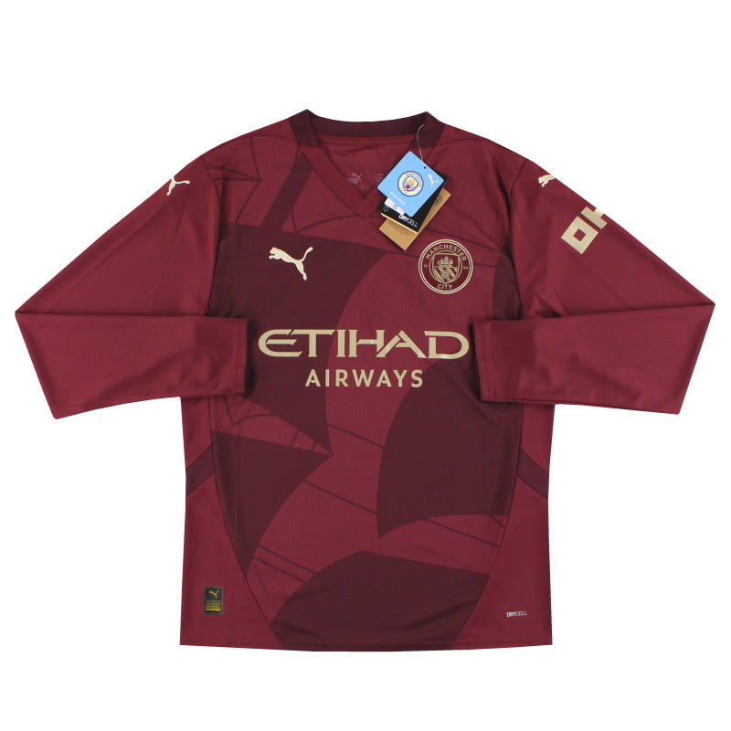 Camiseta de la tercera equipación del Manchester City Puma 2024-25, manga larga *con etiquetas*