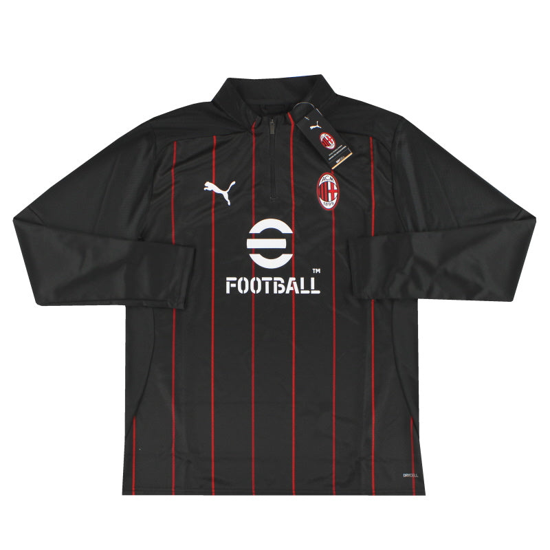 2024-25 AC Milan Puma Top Pre-Partido con 1/4 cremallera *con etiquetas* XL
