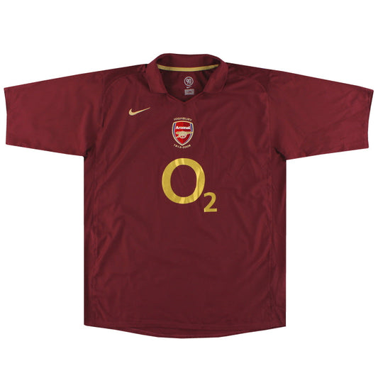 2005-06 Arsenal Nike Commemorative Highbury Home Shirt *Mint* S
