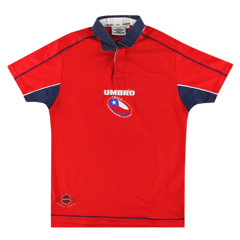 2000-02 Chile Umbro Home Shirt S - Classic Football Kit