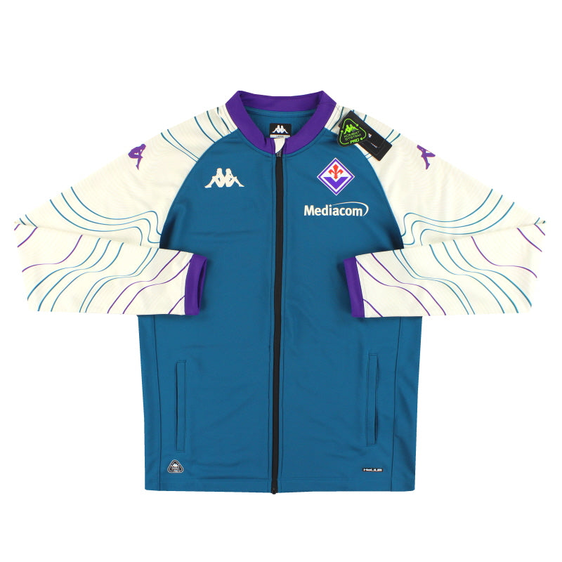 2025-26 Fiorentina Kappa Top de chándal prepartido *NUEVO A ESTRENAR EN CAJA* L