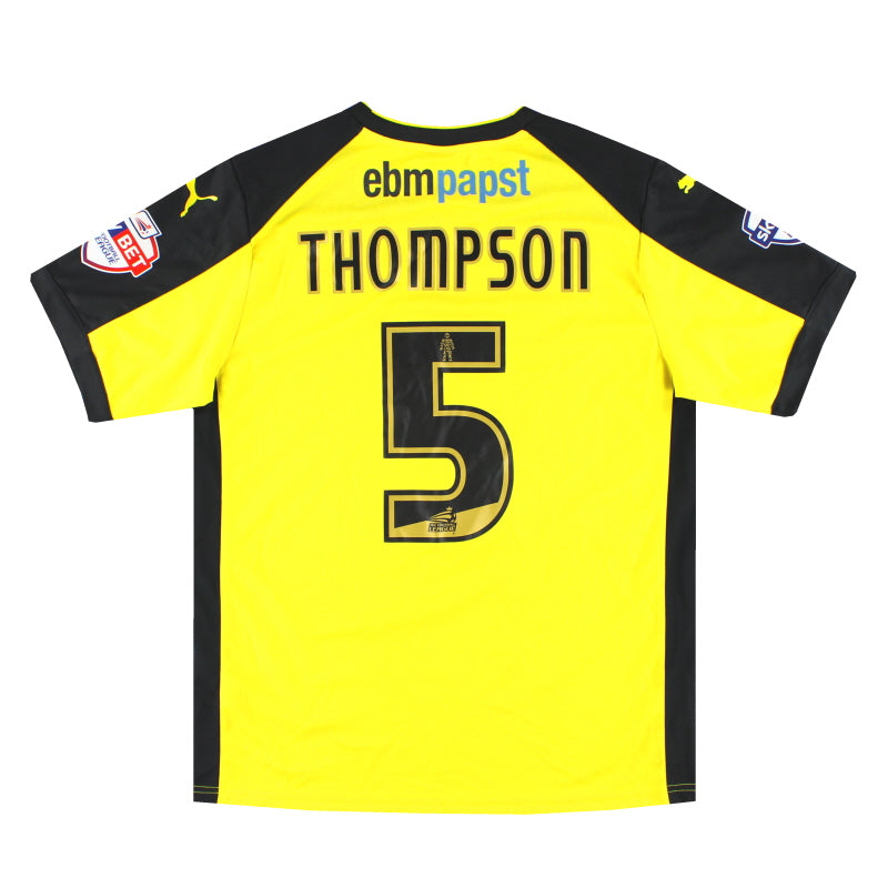 2014-15 Colchester United Camiseta de visitante Puma de partido Thompson #5 L