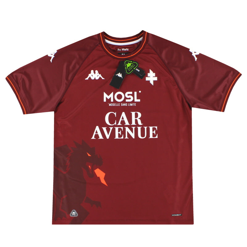 2025-26 FC Metz Kappa Kombat Home Shirt *Nuevo en Caja* M