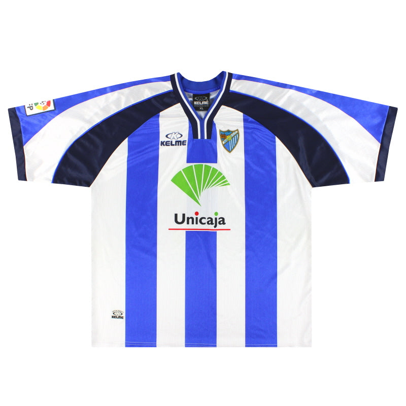 2000-01 Camiseta de Local del Málaga Kelme XL