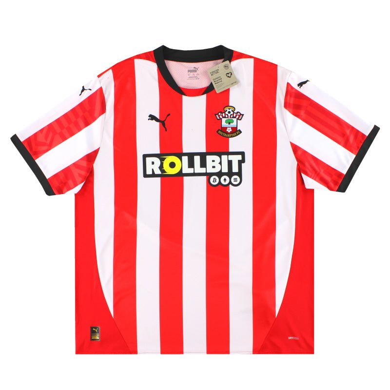 Camiseta de local Puma del Southampton 2024-25 *con etiquetas* XXL