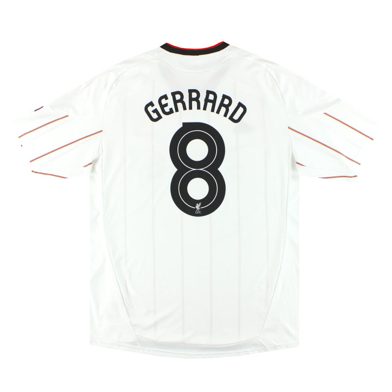 2010-12 Liverpool adidas Camiseta de visitante Gerrard #8 XL
