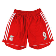 2006-08 Liverpool adidas Home Shorts #9 M - Classic Football Kit