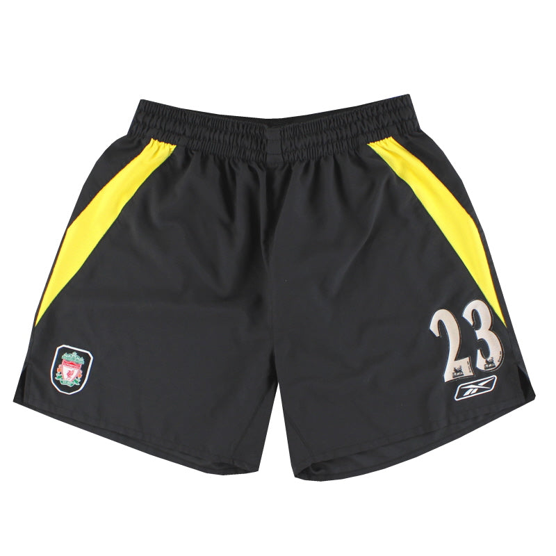 2004-06 Liverpool Reebok Away Shorts #23 L - Classic Football Kit