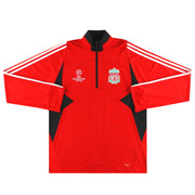 2007-08 Liverpool adidas Champions League Sudadera con media cremallera L
