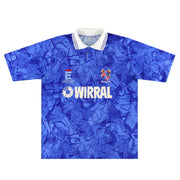 1991-93 Camiseta de visitante Tranmere Rovers En-s *Impecable* L