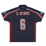 Camiseta de visitante Umbro del Ajax 1997-98 R.De Boer #6 Talla L